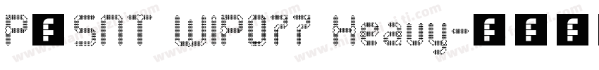 PRSNT WIP077 Heavy字体转换